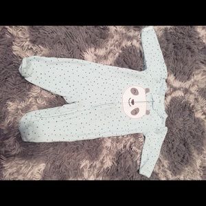 Panda footie 3months